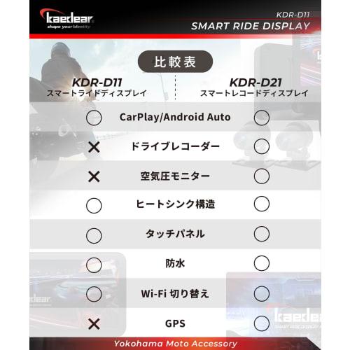 Kaedear Motorcycle Smart Monitor Motorcycle Monitor DFS Carplay/Android Auto Navigation Heat Resistant Heat Sink Equipped with Indoor/Outdoor DFS Mode