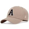 Unisex Simple Letter A Embroidery Baseball Caps Spring And Autumn Outdoor Adjustable Casual Hat Sunscreen Hat