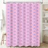 Vibrant Floral Shower Curtain Printed Fabric Waterproof Bathroom Decor With Hook Set For Home Bath Accessories