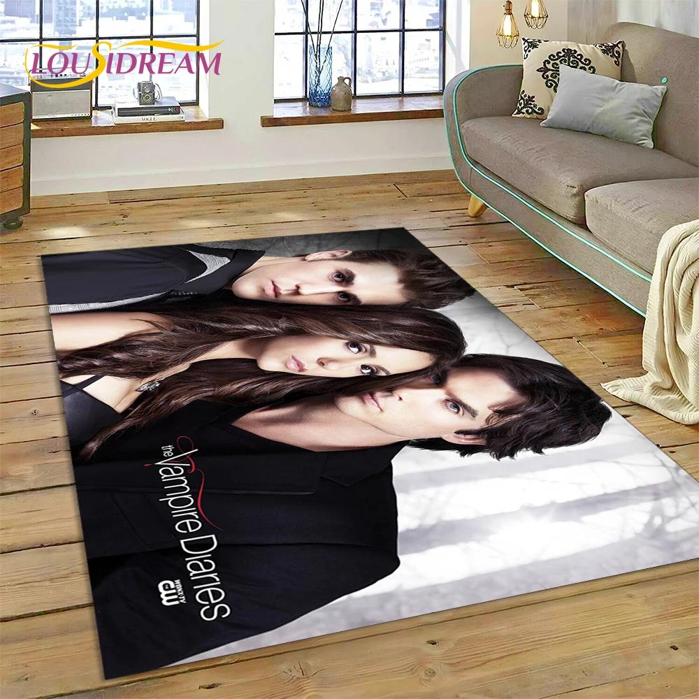 The Vampire Diaries Damon Salvatore Carpet Rug for Bedroom Living Room Home Sofa Decoration,Children Game Large Decor Floor Mat