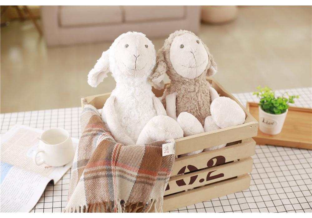 Curly Wool Sheep Plush Toy - Long-legged Lamb Doll