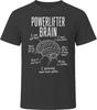 Powerlifter Brain Funny Powerlifting T Shirt