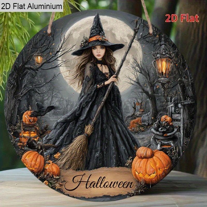 2D Flat Hanging Decorative Metal Sign Hand Painted Art