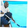 3- Telescopic Pool Pole For Skimmer Net And Lifesaving