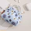 Purse Leaf Spring Bag Oxford Cloth Jewelry Bag Cute Print Cosmetic Bag  Girls