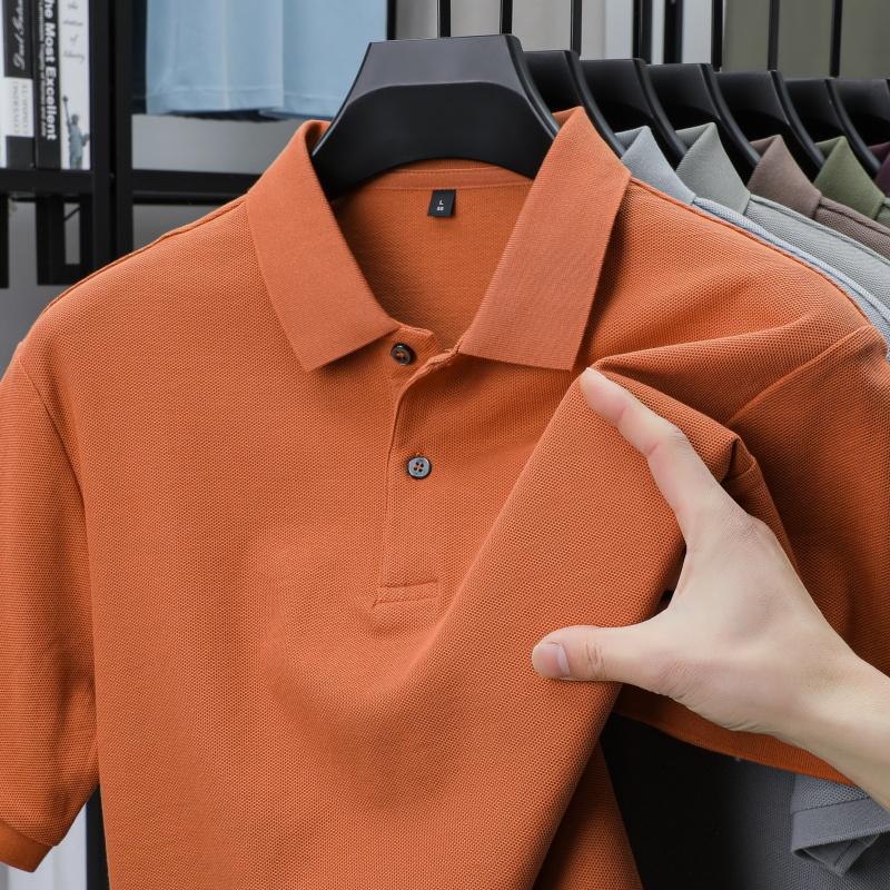 100% Pure Cotton Luxury Brand Men'S Long Sleeved Autumn Fashion Luxury Casual Comfortable Design Original Top-Level Golf T-Shirt