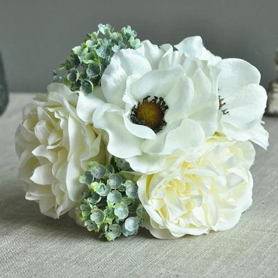 Artificial Flowers Peony Flowers Wedding Decoration Hand Bouquets Home Living Room Decoration Photography Props Fake Flowers