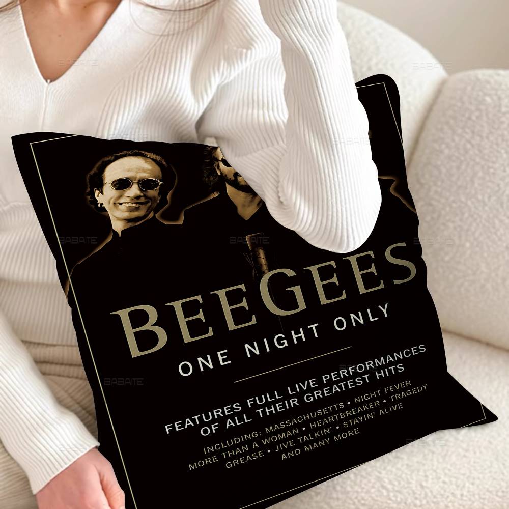 Cool Band B-bee G-gees 45*45cm Cushion Cover Pillow Cover Decor Pillowcase Home Pillowcase For Couch Pillow