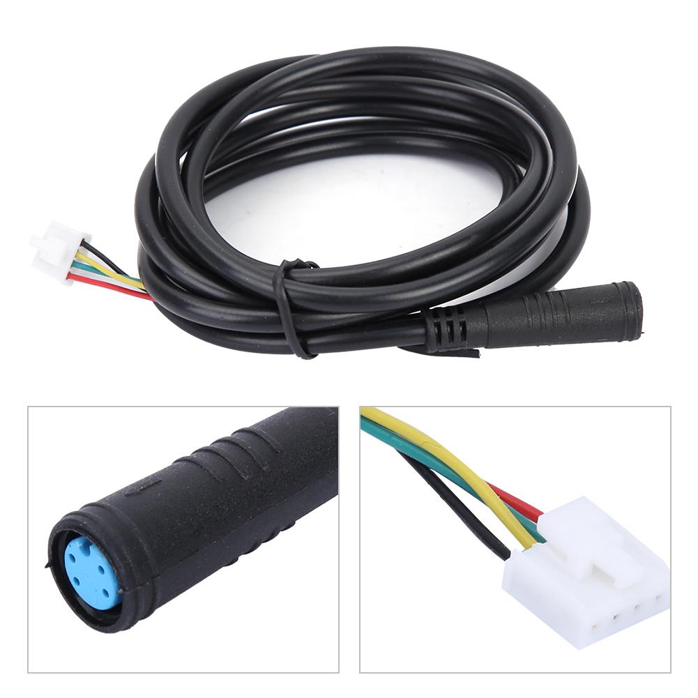1.27m 42V Black Rubber Data Power Cable Accessories for Xiaomi Mijia M365 Electric Scooter