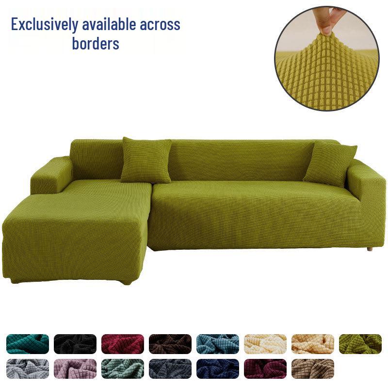 Universal Stretch Sofa Cover - Modern, Year-Round Fit for Chaise and Leather Sofas