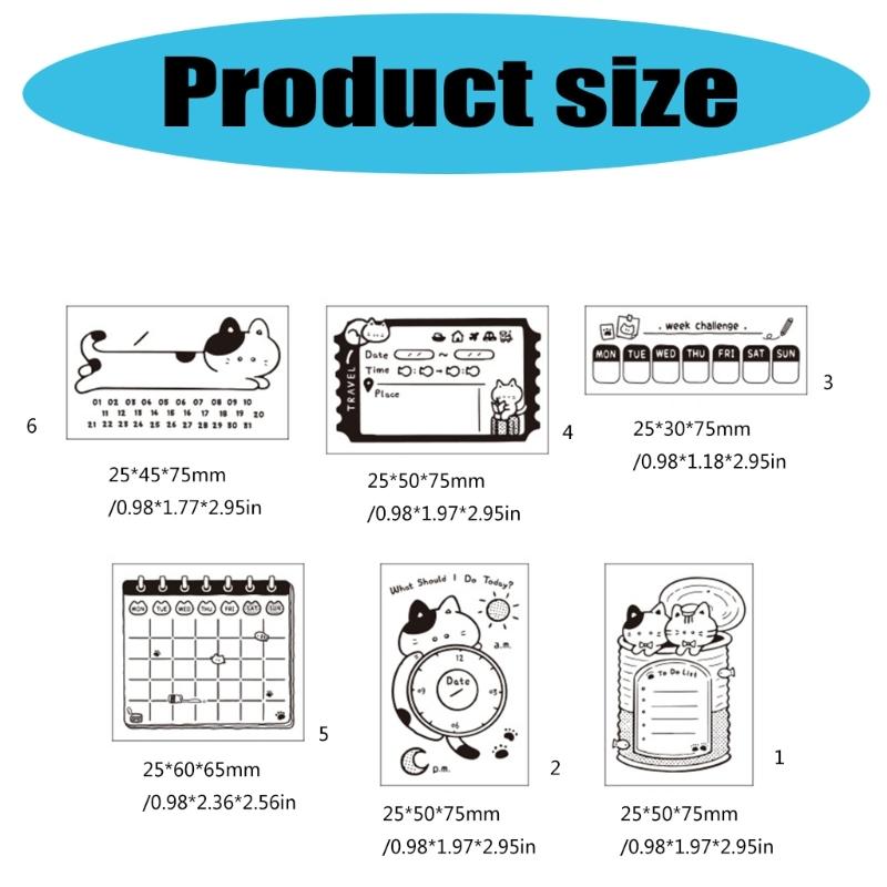 Wood Craft Stamp Vintage Scrapbooking Stamp Kitten Themed Stamp for Card Making Scrapbooking Journal Planner Photo Album