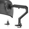 monTEK Monitor Arm Pro Zero Compatible with Inch Load Gas Spring Aluminum Alloy Large Size - Gravity, 17-57 Monitors, 2-27kg Capacity, Type,