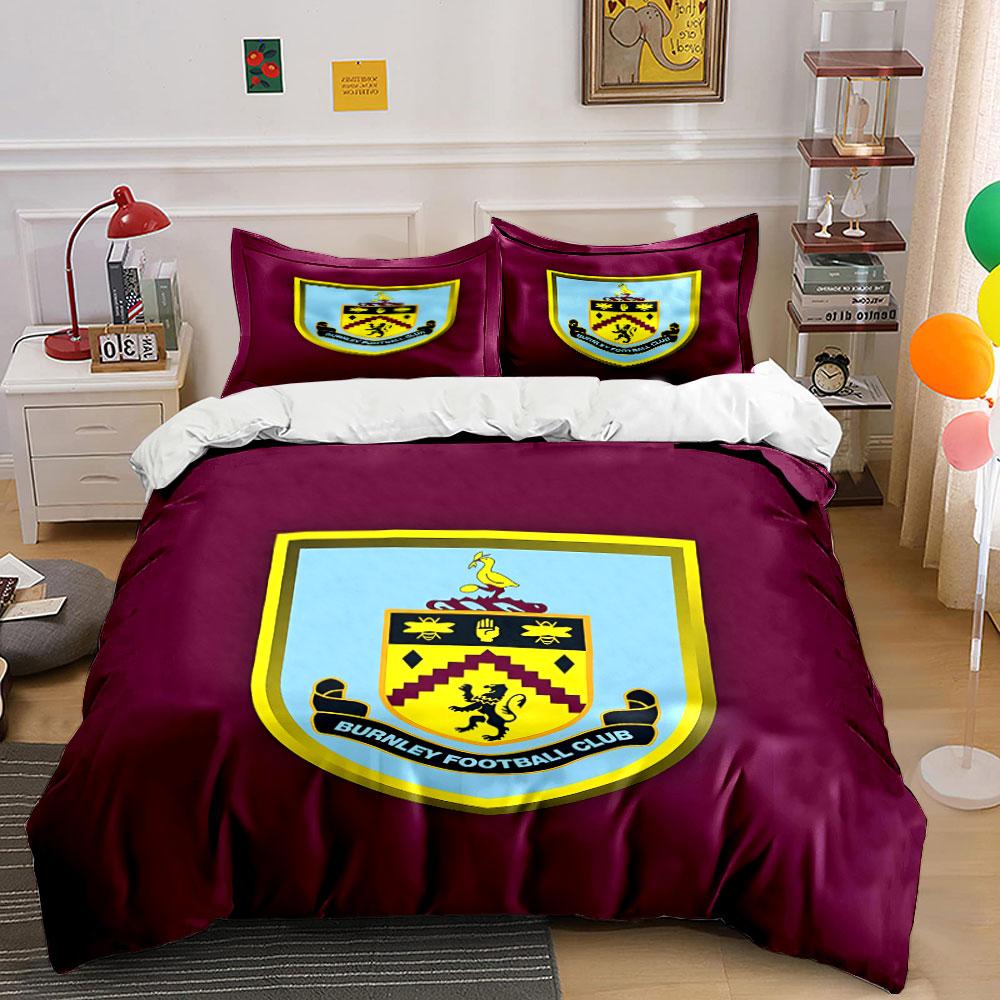 Burnley FC Logotipa Gultasveļas Komplekts   Gultasveļas
