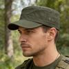 Quick Dry Flat Top Cap For Men Breathable Lightweight  Baseball Cap For Summer Outdoor Running Caps