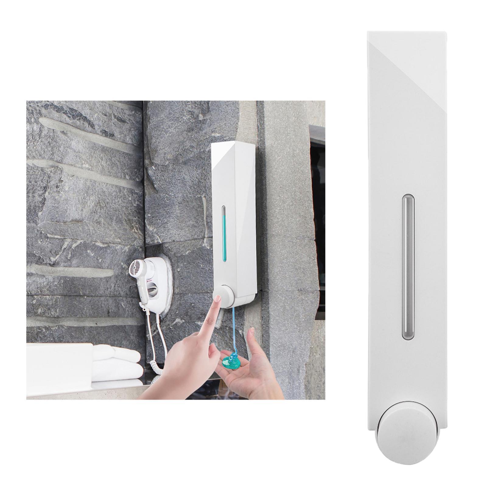 

Wall Mount Soap Dispenser Shower Shampoo Pump Bottle Box Home Office Cafe