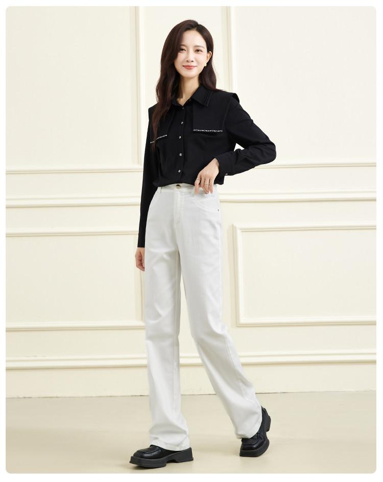 Comfortable and slimming versatile shirt with temperament for commuting women's tops