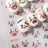 Decorazione Nail Art Adesivo per Unghie 5D Inciso Manicure alla Moda Espressione Design Goffrato Per Donne e Ragazze