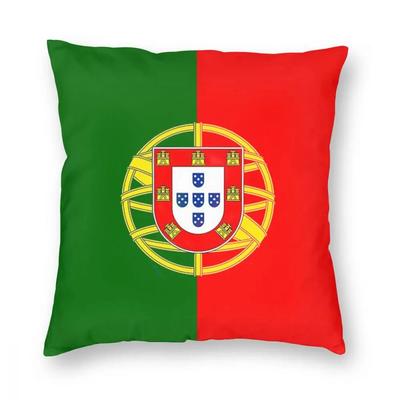 Flagge von Portugal Wurfkissenbezug Polyester Kissen für Sofa Portugiesische Flagge Kreativer Kissenbezug Heimdeko