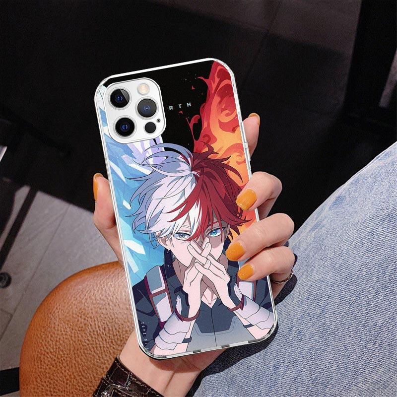 My Hero Todoroki Shoto Phone Case For iPhone 17 Air 16 Pro Max 16E 15 + 14 Plus 11 12 13 Mini 7 8 SE Gift Print Cover Fundas 17