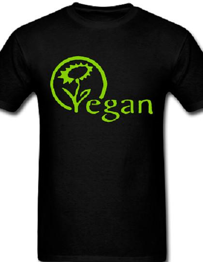 Vegan Revolution T Shirt Tee Vegetarian Protest Animal Rights ALF Organic Neon