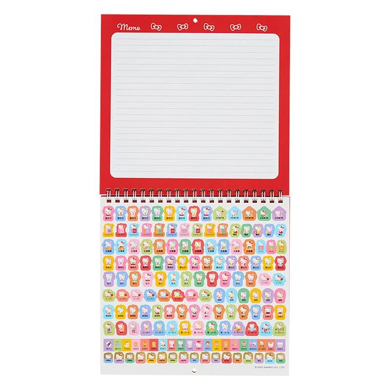 Sanrio Hello Kitty Nástěnný kalendář M 2026 Japonsko NOVÝ Postavy Sanrio