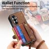 Galaxy Z Fold7 Leather Case with Card Slots - Multifunctional Folding Wallet Protective Cover for Samsung ZFold6