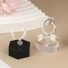 Geometric Acrylic Ring Display Stand with Clear 3 6 Slot Jewelry Box for Wedding Earring Show Shop Organizer