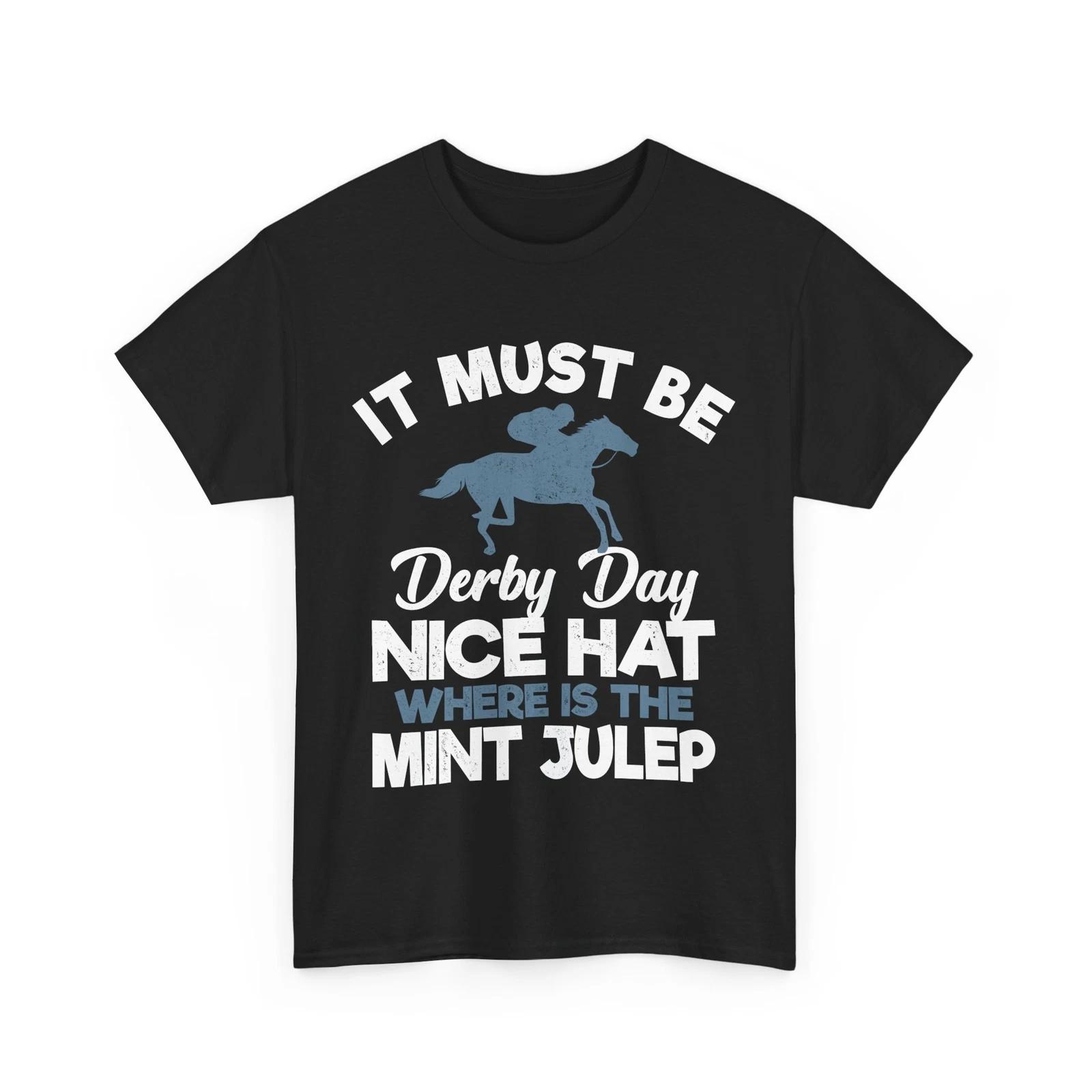 

Kentucky Horse Racing Shirt, Derby Day and Mint Juleps T-Shirt L