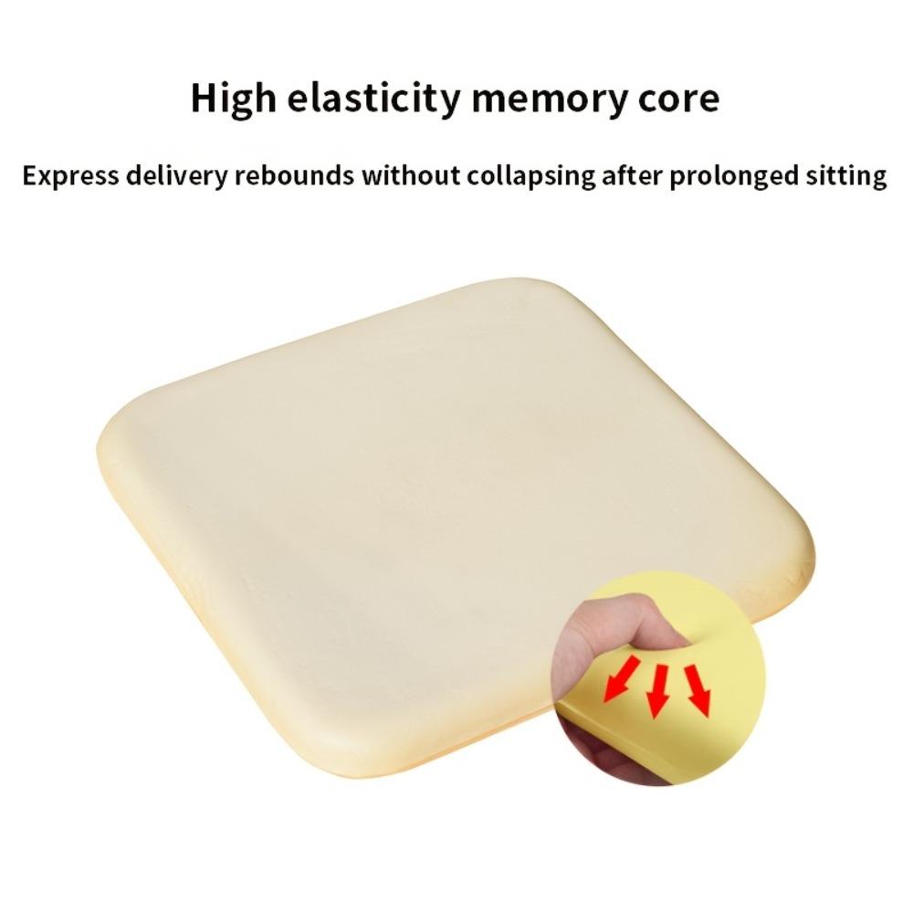 with Strap Student Chair Cushion Square Plastic Stool Pad Washable Seat Cushion  Kindergarten