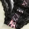 4Pcs Women's Gothic Low - Rise Hipster Panties with Contrast Lace Trim, Skull & Rose Prints for a Sexy Halloween Look Comfortable Hipster Panties