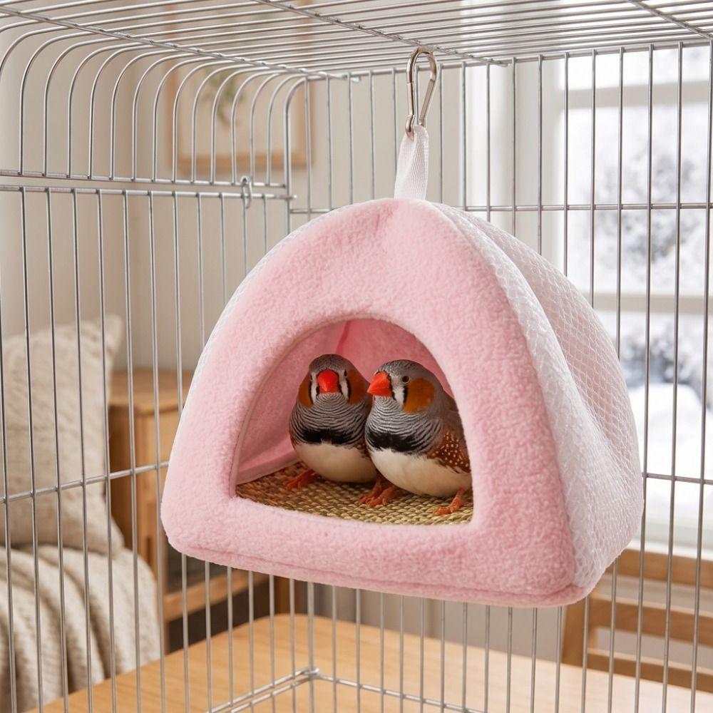 Breathable Mesh Parrot Sleeping Tent Soft Bird Swing Hammock Hanging Bird Nest Aviary Use