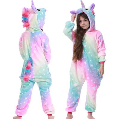Children's Onesie Pajamas Kigurumi Costume Unicorn 148-158 Cm [M-Onesie105]