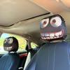 Car Headrest Covers Stretchy Funny Print Universal Elastic Seat Decor Novelty Gift for Car Interior Accessories Universal Covers