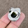 Peridot Genstone Handmade 925 Sterling Silver Jewelry Ring Size 9 KKG-487