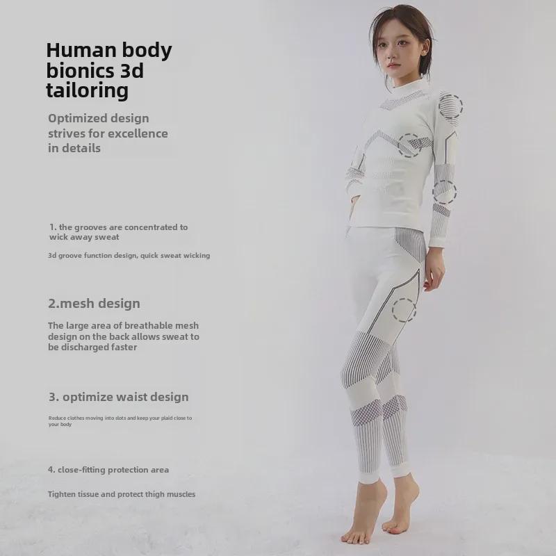 Ski Quick-Dry Compression Base Layer: Breathable, Warm, Sweat-Wicking, Unisex Outdoor Sportswear