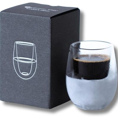 Espresso Tokyo IceQuick Glass, a Double-walled Ice-proof Glass with Cooling Gel, 300ml (gift Box)