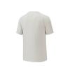Anta Plain Round Neck Short Sleeve Sports T-Shirt Men Tops Digital-Mist-Gray 952627103-3