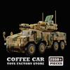 NEW Military Heavy Tank Building Bricks Army 625E Anti-aircraft Vehicle Model WW2 Armored Panzer MOC Blocks Toys Adult Kid Gifts