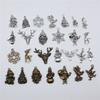 10pcs Christmas Santa Claus Charms Fit Jewelry Christmas Pendant Makings DIY Handmade Craft