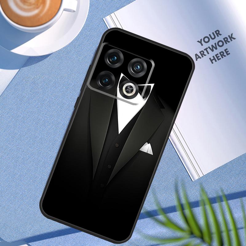 Suit and Tie Case For OnePlus 12 11 12R 10 9 Pro 10R 9R 8T 10T Nord 2 2T CE 3 Lite CE4 N10 N20 N30 Cover