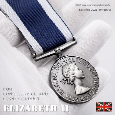 Eastern Front 2023-39 Queen Elizabeth II British Imperial Navy Long Service Medal