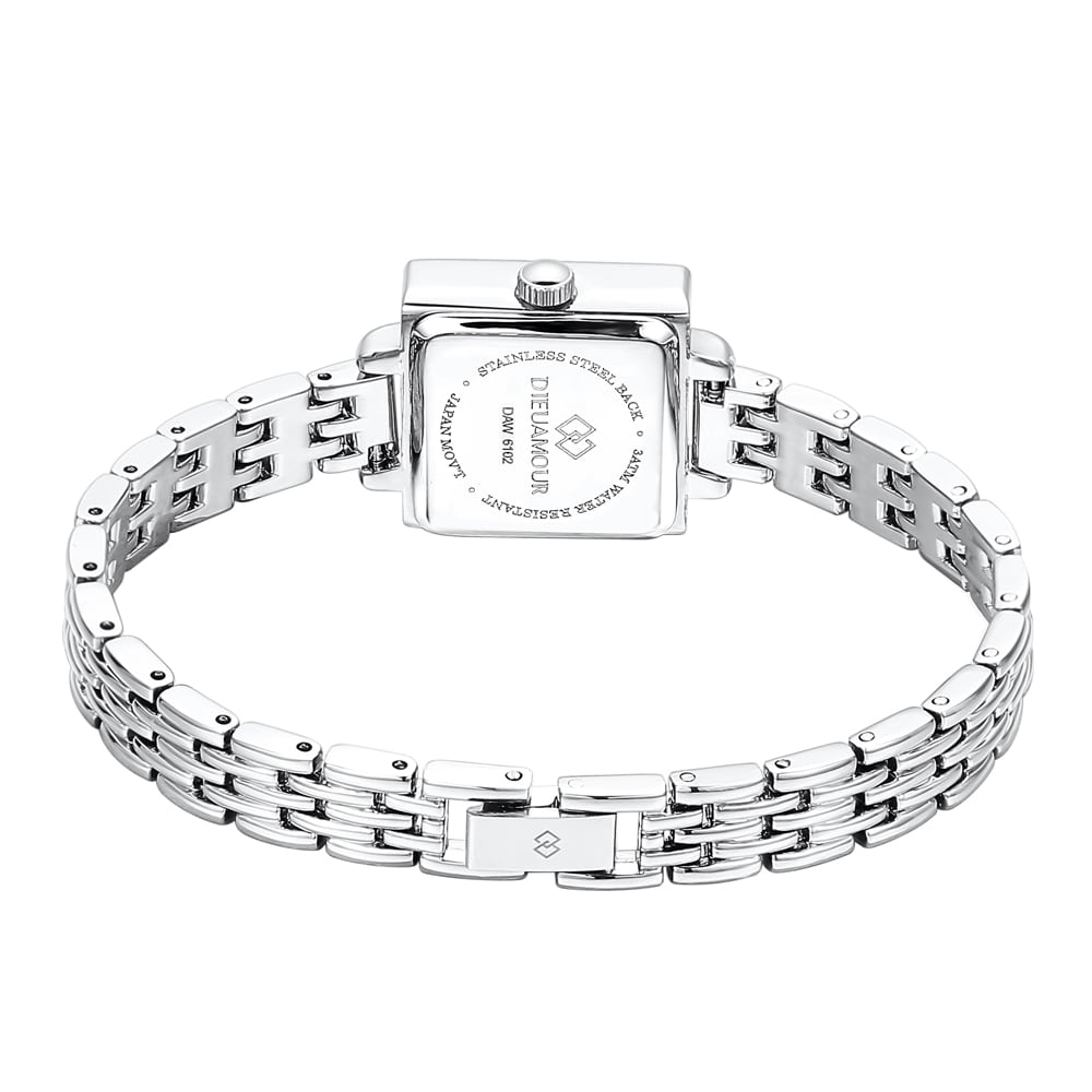 Diyuamoleu Women'S Metal Band Watch Daw6102M-Sw Diamond Watch
