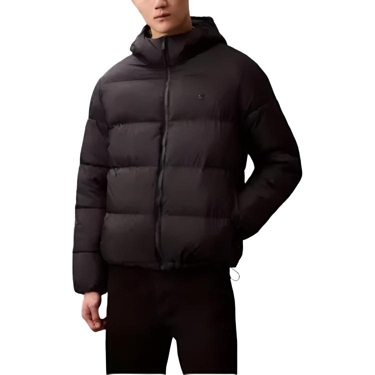 Calvin Klein Comfortable Casual Minimalist Long Sleeve Cotton Jacket Men Jacket Black 40EM193-001
