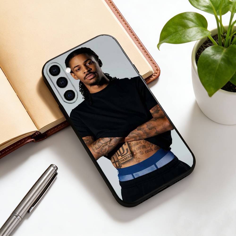 

Ja Morant Phone Case For Samsung Galaxy A73,A72,A71,A70,A53,A52,A51,Soft Silicone Black Cover Samsung a53 5g