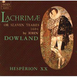 CD JOHN DOWLAND / HESP?RION XX - Lachrimae Or Seven Teares E8701 Astr?e Auvidis 1988 France Classical Used