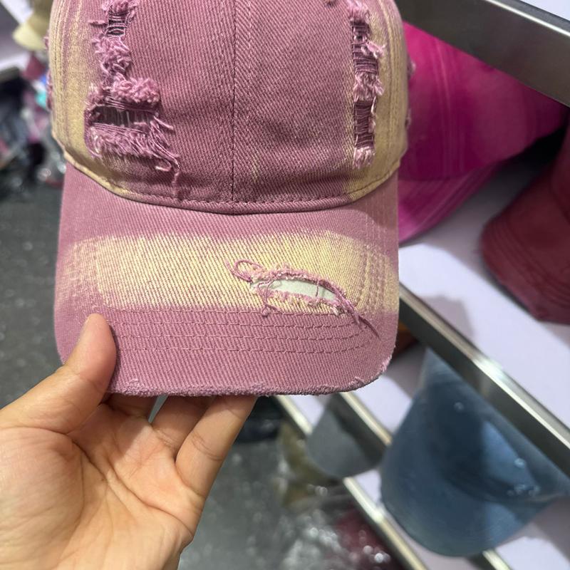 2024 New Adult Vintage Baseball Cap girls personality washed Peaked Cap male and female couples outdoor shopping Sunscreen Hat