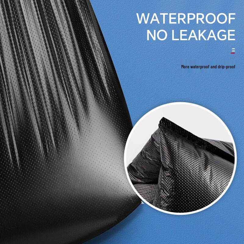 Sodolike Heavy-Duty Black Flat-Top Trash Bags