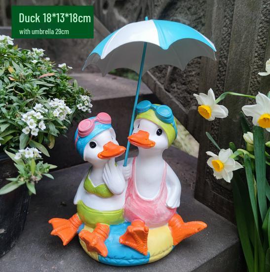 Outdoor Garden Duck Ornaments for Yard, Villa, Courtyard, Balcony, and Landscaping Decor