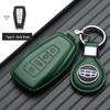 Genuine Leather Key Case for Geely Boyue, Xingyue L, Binyue ICON, Xingrui, Panda Mini - Premium Metal Shell
