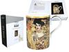 Kubek Porcelanowy Gustav Klimt Adela Sztuka Złota Design Na Prezent